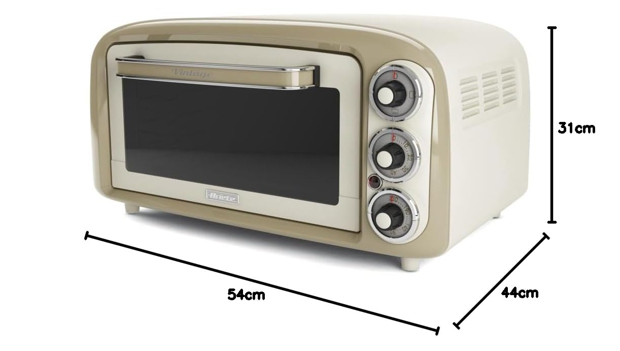 Forno Elettrico Ariete Vintage Beige 18 Litri – Stile Retrò e Funzionalità