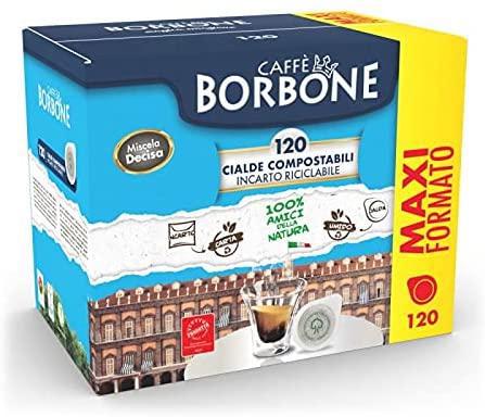 Borbone Box Cialde 44mm Miscela Nobile Blu – Confezione da 120 Cialde Espresso di Qualità