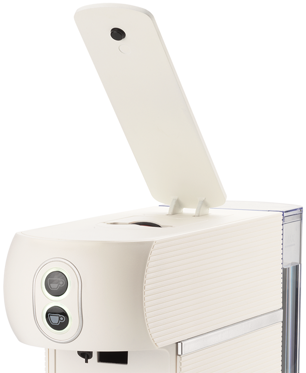 Illy Macchina da Caffè a Cialde Easy 44mm – Design Bianco, Facile da Usare, Qualità Italiana