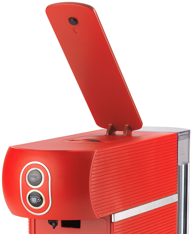 Illy Easy – Macchina da Caffè a Cialde 44mm Rossa | Compatta, Veloce e Facile da Usare