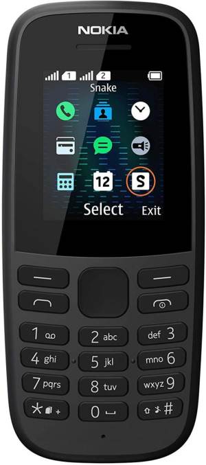 Nokia 105 Black 2019 Dual SIM
