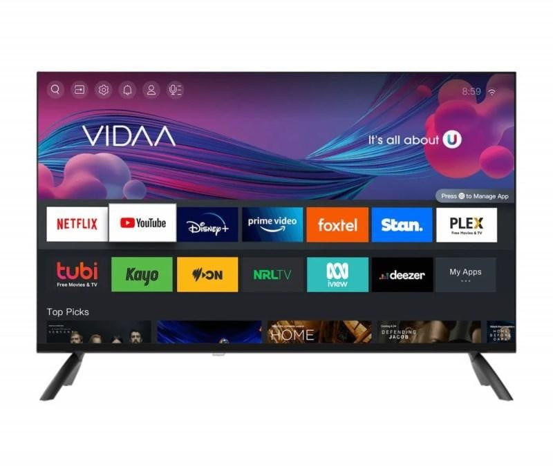 Smart TV LED 40" AKTV405QM – Full HD, Smart TV VIDAA, Wi-Fi, DVB-T2