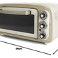 Forno Elettrico Ariete Vintage Beige 18 Litri – Stile Retrò e Funzionalità