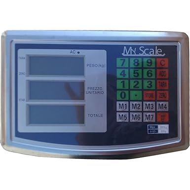BILANCIA BILICO DIGITALE ELETTRONICA PROFESSIONALE 300 KG CON DISPLAY LCD