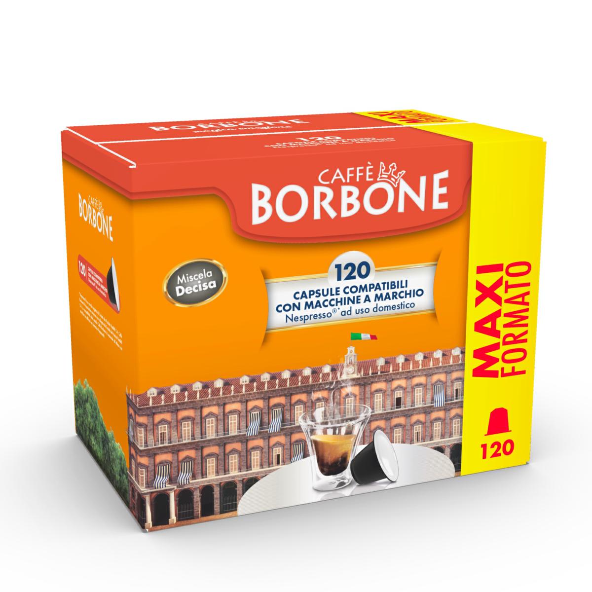 Borbone Capsule Compatibili Nespresso Miscela Nobile Blu – Confezione da 120 Capsule Espresso