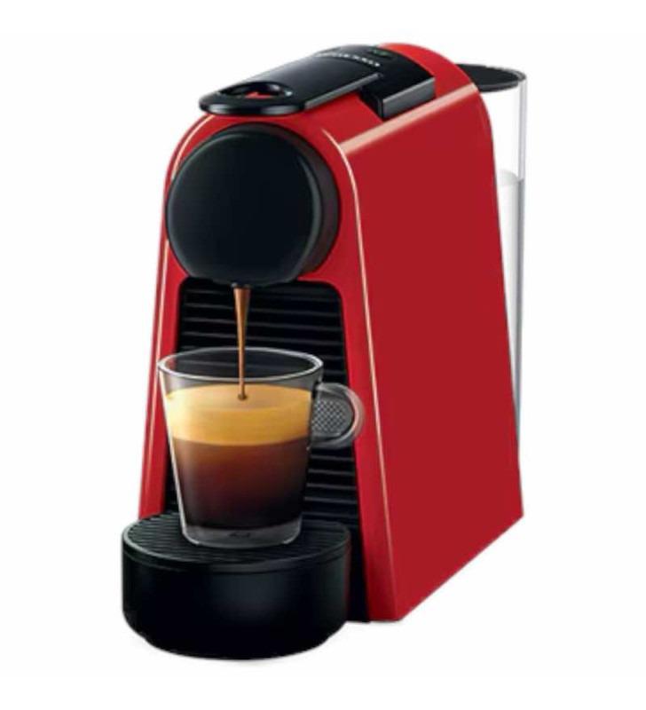 De'Longhi Nespresso Essenza Mini EN85.R Rossa – Macchina da Caffè Compatta a Capsule | 19 Bar, Design Salvaspazio
