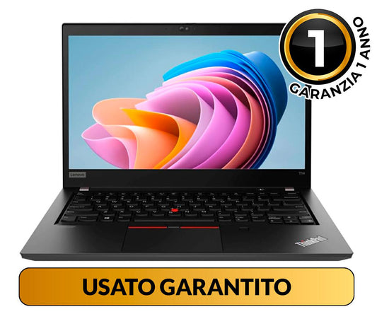 Lenovo ThinkPad T14 Gen 1 14" i5 10th Gen 16GB RAM 256GB SSD Usato Garantito