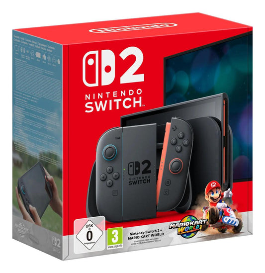 Nintendo Switch 2 Black + Mario Kart World – Console Ibrida di Ultima Generazione