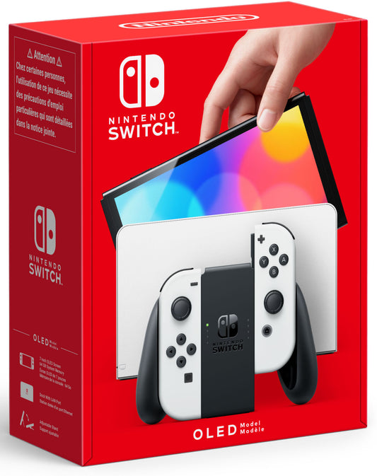 Nintendo Switch OLED White – Qualità Visiva Superiore e Massima Versatilità