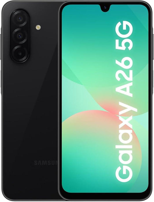 Samsung Galaxy A26 5G 8+256GB 6.7" Nero Dual SIM – Potenza e Connettività Avanzata