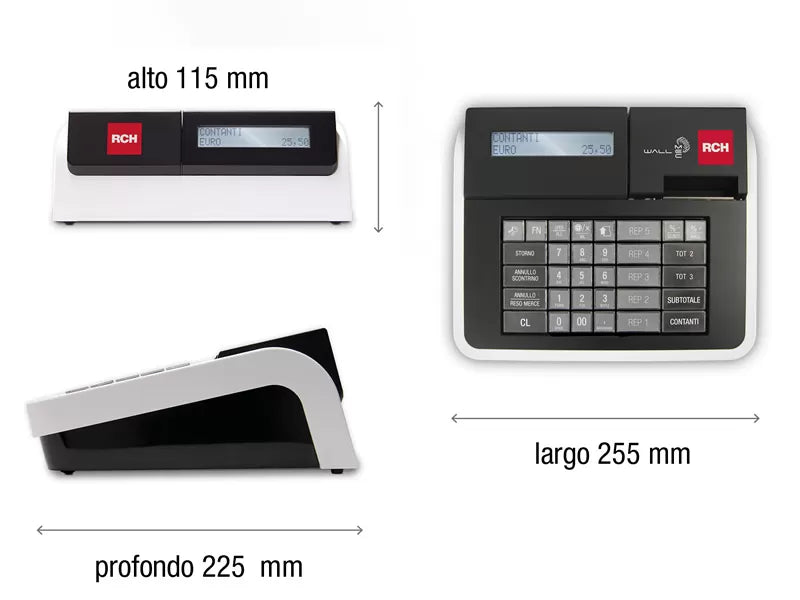 Walle Mec RT – Registratore di Cassa Telematico Compatto e Omologato