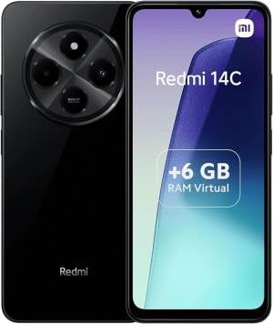 Xiaomi Redmi 14C 6GB RAM 128GB Memoria - Display 6.88" Midnight Black Dual SIM