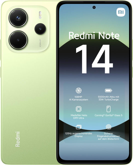 Xiaomi Redmi Note 14 6GB RAM 128GB Memoria - Display 6.67" e 4G