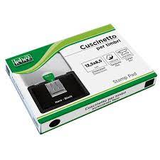 Cuscinetti per timbri Lebez 8x12 Nero