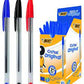 BIC Penne a Sfera, Cristal Original, Punta Media (1.0 mm), Confezione da 50, Fornitura per Cancelleria Scuola
