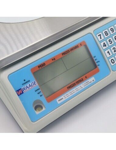 Bilancia elettronica Waage Prima con batteria e asta